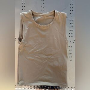 Abercrombie & Fitch Light Beige Sleeveless Tank